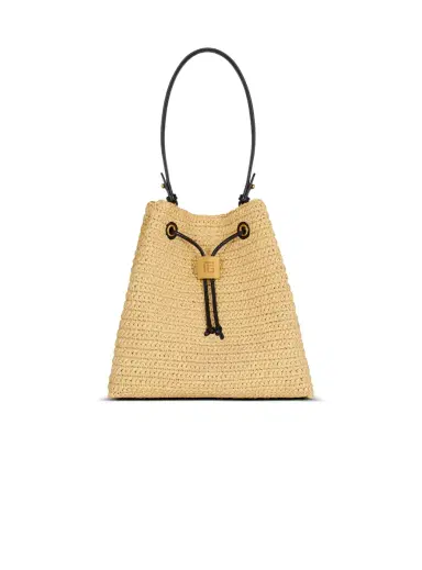 Balmain Pulse crochet and leather backpack | Thumbnail 1 Balmain Pulse crochet and leather backpack | Thumbnail 1