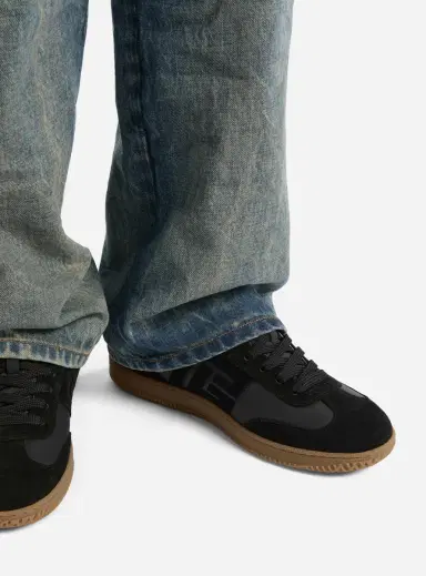 Balmain Swan suede and smooth leather sneakers | Thumbnail 2 Balmain Swan suede and smooth leather sneakers | Thumbnail 2