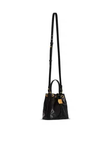 Balmain Mini Pulse Bucket bag in smooth leather | Thumbnail 3 Balmain Mini Pulse Bucket bag in smooth leather | Thumbnail 3
