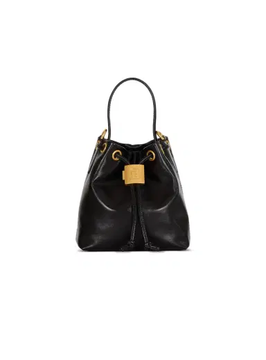 Balmain Mini Pulse Bucket bag in smooth leather | Thumbnail 1 Balmain Mini Pulse Bucket bag in smooth leather | Thumbnail 1