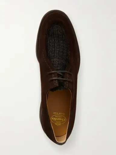 Church's Nelly Wool-trimmed Suede Brogues | Thumbnail 6 Church's Nelly Wool-trimmed Suede Brogues | Thumbnail 6
