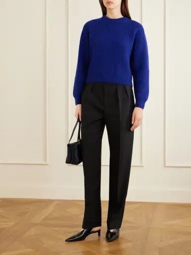 Jil Sander Pleated Wool Straight-leg Pants | Thumbnail 2 Jil Sander Pleated Wool Straight-leg Pants | Thumbnail 2