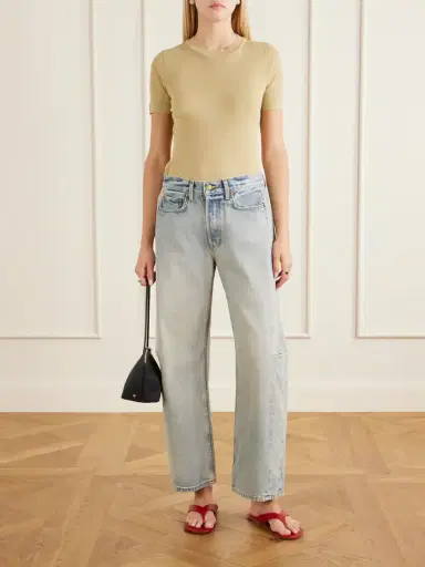 B SIDES Slim Lasso High-rise Wide-leg Jeans | Thumbnail 2 B SIDES Slim Lasso High-rise Wide-leg Jeans | Thumbnail 2