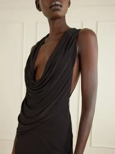 Tom Ford Draped Crepe-jersey Knee-length Dress | Thumbnail 4 Tom Ford Draped Crepe-jersey Knee-length Dress | Thumbnail 4
