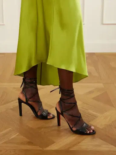 Christian Louboutin Fanny Randa 100 Leather Sandals | Thumbnail 2 Christian Louboutin Fanny Randa 100 Leather Sandals | Thumbnail 2