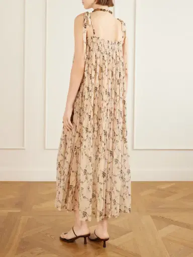 ALIX OF BOHEMIA Emrys Shadow Floral-print Gathered Midi Dress | Thumbnail 3 ALIX OF BOHEMIA Emrys Shadow Floral-print Gathered Midi Dress | Thumbnail 3