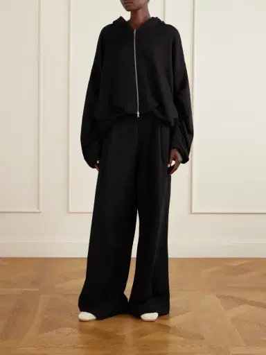 Dries Van Noten Cotton-jersey Wide-leg Track Pants | Thumbnail 2 Dries Van Noten Cotton-jersey Wide-leg Track Pants | Thumbnail 2