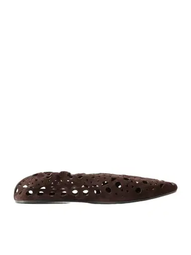 Alaïa Neo Vienne Perforated Suede Ballet Flats | Thumbnail 1 Alaïa Neo Vienne Perforated Suede Ballet Flats | Thumbnail 1