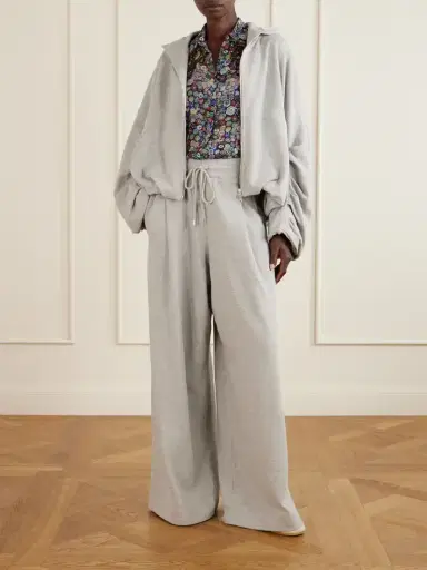 Dries Van Noten Cotton-jersey Wide-leg Track Pants | Thumbnail 2 Dries Van Noten Cotton-jersey Wide-leg Track Pants | Thumbnail 2