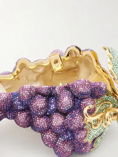 Judith Leiber Couture Grapes Crystal-embellished Gold-tone Clutch | Thumbnail 6 Judith Leiber Couture Grapes Crystal-embellished Gold-tone Clutch | Thumbnail 6