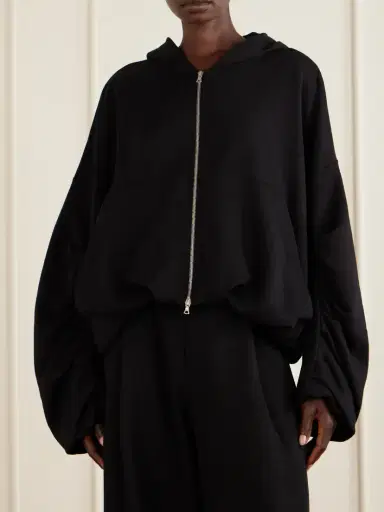 Dries Van Noten Cotton-jersey Zip-up Hoodie | Thumbnail 3 Dries Van Noten Cotton-jersey Zip-up Hoodie | Thumbnail 3