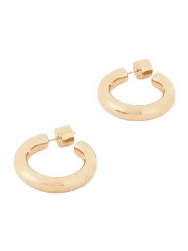 Jennifer Fisher Natasha Huggies Gold-plated Hoop Earrings | Thumbnail 1 Jennifer Fisher Natasha Huggies Gold-plated Hoop Earrings | Thumbnail 1