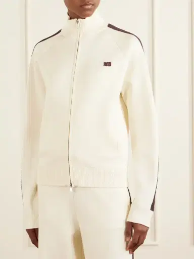 Wales Bonner Tide Logo-embroidered Knitted Jacket | Thumbnail 3 Wales Bonner Tide Logo-embroidered Knitted Jacket | Thumbnail 3
