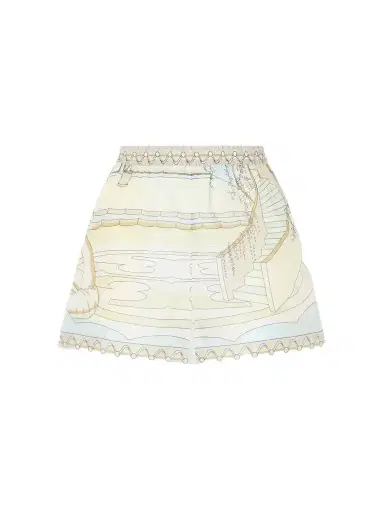 Tory Burch Printed Cotton Shorts | Thumbnail 1 Tory Burch Printed Cotton Shorts | Thumbnail 1