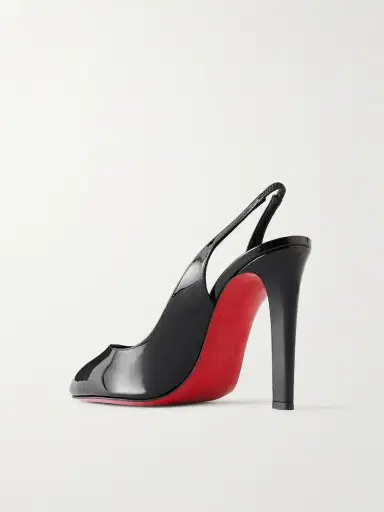 Christian Louboutin Fannylove 100 Patent-leather Slingback Pumps | Thumbnail 3 Christian Louboutin Fannylove 100 Patent-leather Slingback Pumps | Thumbnail 3