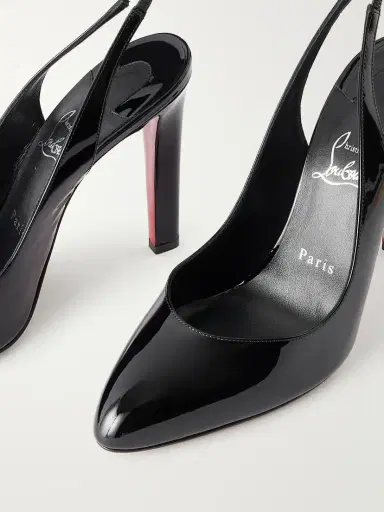 Christian Louboutin Fannylove 100 Patent-leather Slingback Pumps | Thumbnail 5 Christian Louboutin Fannylove 100 Patent-leather Slingback Pumps | Thumbnail 5