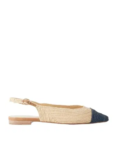 Gabriela Hearst Strength Crocheted-raffia Ballet Flats | Thumbnail 1 Gabriela Hearst Strength Crocheted-raffia Ballet Flats | Thumbnail 1