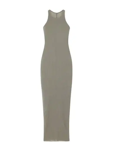 Rick Owens Tank Ribbed-jersey Halterneck Midi Dress | Thumbnail 1 Rick Owens Tank Ribbed-jersey Halterneck Midi Dress | Thumbnail 1