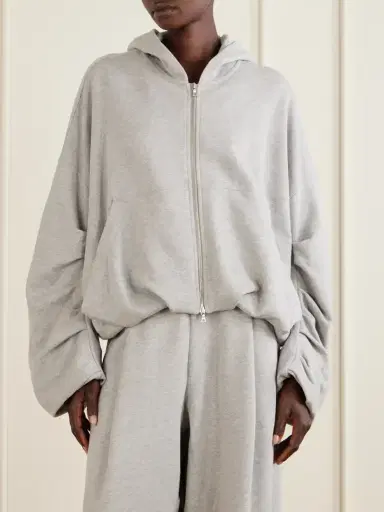 Dries Van Noten Cotton-jersey Zip-up Hoodie | Thumbnail 3 Dries Van Noten Cotton-jersey Zip-up Hoodie | Thumbnail 3