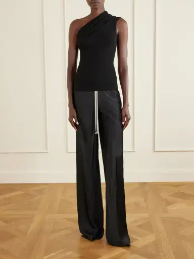 Rick Owens Athena One-shoulder Ribbed-knit Wool Top | Thumbnail 2 Rick Owens Athena One-shoulder Ribbed-knit Wool Top | Thumbnail 2
