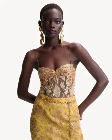 Yves Saint Laurent Lace Camisole | Thumbnail 2 Yves Saint Laurent Lace Camisole | Thumbnail 2