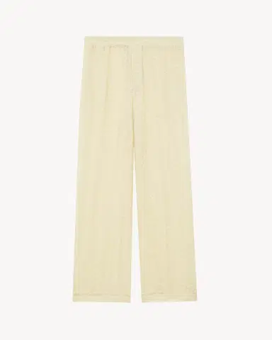 Yves Saint Laurent Pajama Set in Broderie Anglaise and Muslin | Thumbnail 2 Yves Saint Laurent Pajama Set in Broderie Anglaise and Muslin | Thumbnail 2