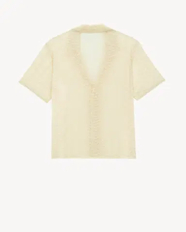 Yves Saint Laurent Pajama Set in Broderie Anglaise and Muslin | Thumbnail 4 Yves Saint Laurent Pajama Set in Broderie Anglaise and Muslin | Thumbnail 4
