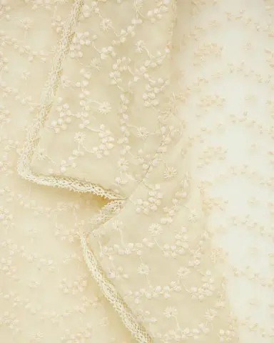 Yves Saint Laurent Pajama Set in Broderie Anglaise and Muslin | Thumbnail 6 Yves Saint Laurent Pajama Set in Broderie Anglaise and Muslin | Thumbnail 6