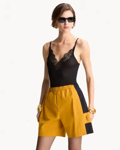 Yves Saint Laurent CASSANDRE bermuda shorts in cotton | Thumbnail 2 Yves Saint Laurent CASSANDRE bermuda shorts in cotton | Thumbnail 2