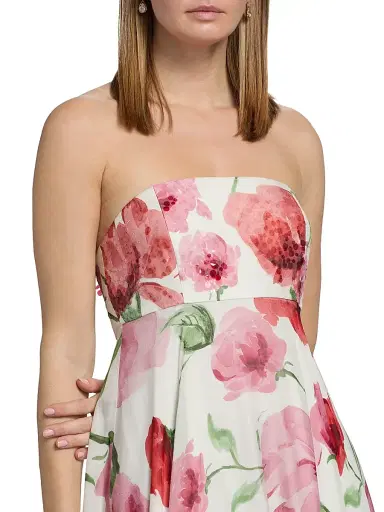 SACHIN & BABI Women's Ames Floral Strapless A-Line Gown - Grande Watercolor Poppies - Size 12 | Thumbnail 6 SACHIN & BABI Women's Ames Floral Strapless A-Line Gown - Grande Watercolor Poppies - Size 12 | Thumbnail 6