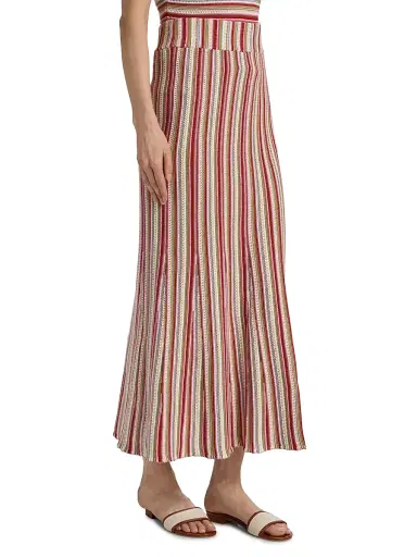 RAILS Women's Nari Striped Cotton Maxi Skirt - Havana Stripe - Size XS | Thumbnail 4 RAILS Women's Nari Striped Cotton Maxi Skirt - Havana Stripe - Size XS | Thumbnail 4