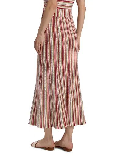 RAILS Women's Nari Striped Cotton Maxi Skirt - Havana Stripe - Size XS | Thumbnail 5 RAILS Women's Nari Striped Cotton Maxi Skirt - Havana Stripe - Size XS | Thumbnail 5