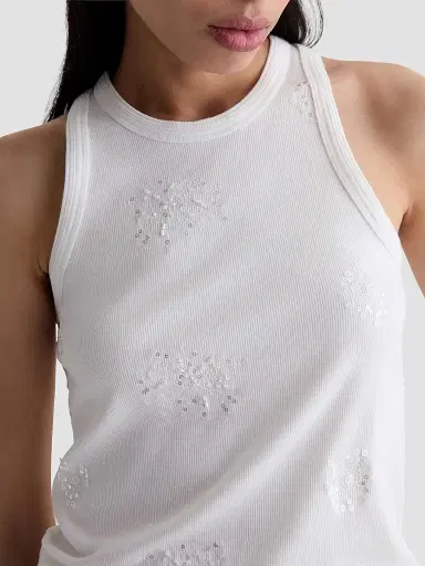 AG Jeans Women's Michelle Rib-Knit Tank | Thumbnail 5 AG Jeans Women's Michelle Rib-Knit Tank | Thumbnail 5