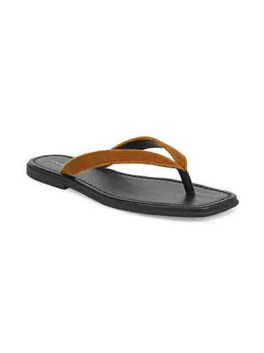 Veronica Beard Women's Clea Velvet Thong Sandals - Mustard Yellow - Size 12 | Thumbnail 2 Veronica Beard Women's Clea Velvet Thong Sandals - Mustard Yellow - Size 12 | Thumbnail 2