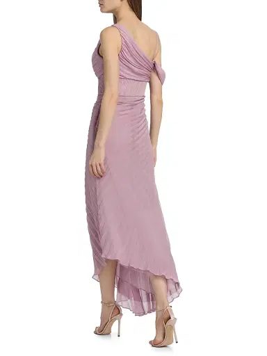 AMUR Women's Joelle Pleated Draped Gown - Violet Isla | Thumbnail 5 AMUR Women's Joelle Pleated Draped Gown - Violet Isla | Thumbnail 5