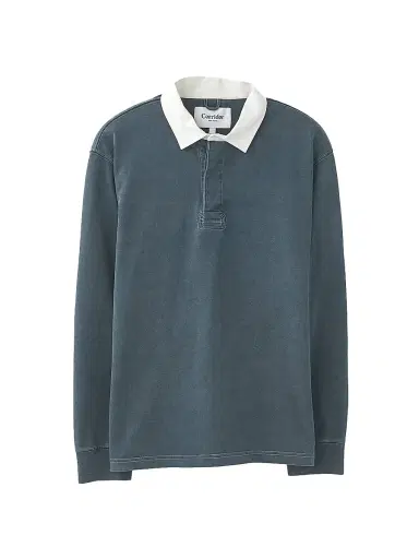 Corridor Men's Rugby Long-Sleeve Polo Shirt - Navy | Thumbnail 1 Corridor Men's Rugby Long-Sleeve Polo Shirt - Navy | Thumbnail 1