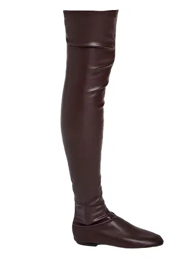 Proenza Schouler Women's Tee Faux Leather Over-The-Knee Boots | Thumbnail 1 Proenza Schouler Women's Tee Faux Leather Over-The-Knee Boots | Thumbnail 1