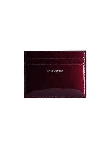 Saint Laurent Men's Card Case in Patent Leather | Thumbnail 1 Saint Laurent Men's Card Case in Patent Leather | Thumbnail 1