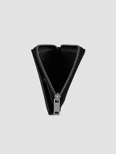 Saint Laurent Men's East-West Zip-Around Wallet in Grain De Poudre Leather - Black | Thumbnail 4 Saint Laurent Men's East-West Zip-Around Wallet in Grain De Poudre Leather - Black | Thumbnail 4