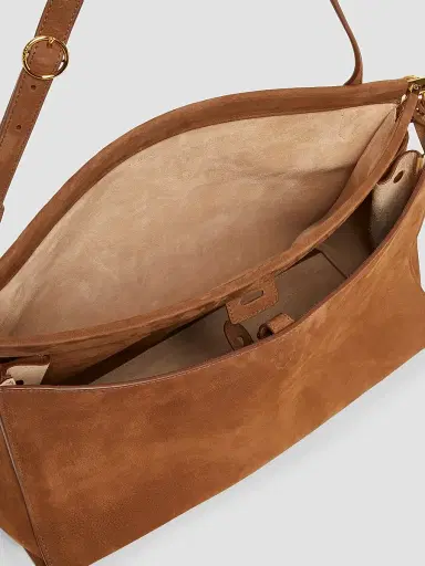 Alaïa Women's Le Click Large Pocket Shoulder Bag - Dark Brown | Thumbnail 4 Alaïa Women's Le Click Large Pocket Shoulder Bag - Dark Brown | Thumbnail 4