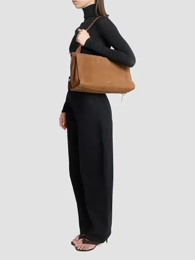 Alaïa Women's Le Click Large Pocket Shoulder Bag - Dark Brown | Thumbnail 5 Alaïa Women's Le Click Large Pocket Shoulder Bag - Dark Brown | Thumbnail 5