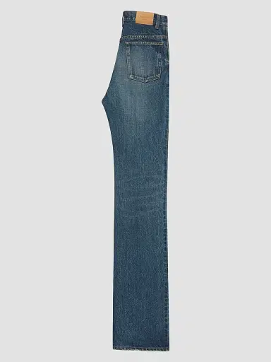 Saint Laurent Women's Clyde High-Rise Straight Jeans - August Blue - Size 26 | Thumbnail 2 Saint Laurent Women's Clyde High-Rise Straight Jeans - August Blue - Size 26 | Thumbnail 2