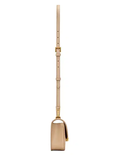 Saint Laurent Women's Solferino Mini Leather Top Handle Bag - Clear Beige | Thumbnail 5 Saint Laurent Women's Solferino Mini Leather Top Handle Bag - Clear Beige | Thumbnail 5