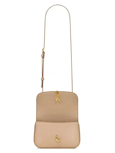 Saint Laurent Women's Solferino Mini Leather Top Handle Bag - Clear Beige | Thumbnail 6 Saint Laurent Women's Solferino Mini Leather Top Handle Bag - Clear Beige | Thumbnail 6