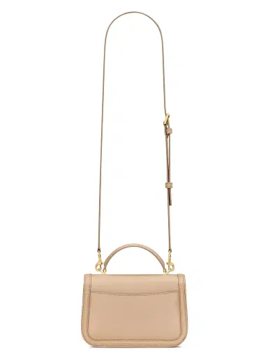 Saint Laurent Women's Solferino Mini Leather Top Handle Bag - Clear Beige | Thumbnail 7 Saint Laurent Women's Solferino Mini Leather Top Handle Bag - Clear Beige | Thumbnail 7