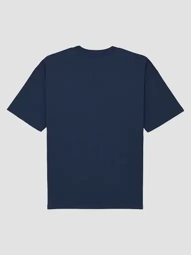 Saint Laurent Men's Cassandre T-Shirt in Pique - Bleu Mineral | Thumbnail 2 Saint Laurent Men's Cassandre T-Shirt in Pique - Bleu Mineral | Thumbnail 2