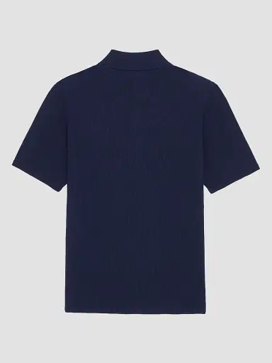 Saint Laurent Men's Polo Shirt in Cotton - Bleu Marine | Thumbnail 2 Saint Laurent Men's Polo Shirt in Cotton - Bleu Marine | Thumbnail 2