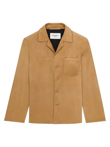 Saint Laurent Women's Jacket in Suede - Tabac - Size 2 | Thumbnail 1 Saint Laurent Women's Jacket in Suede - Tabac - Size 2 | Thumbnail 1