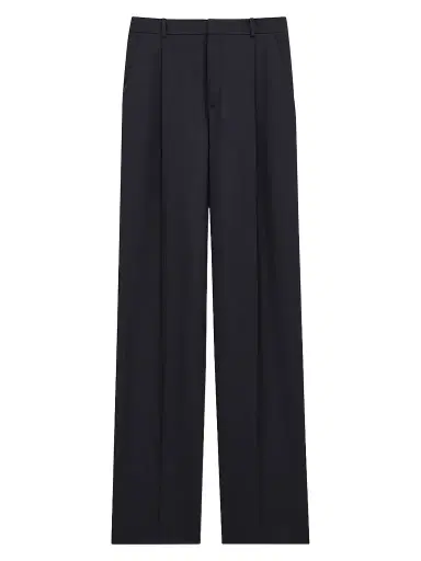 Saint Laurent Women's Pants in Grain De Poudre | Thumbnail 1 Saint Laurent Women's Pants in Grain De Poudre | Thumbnail 1