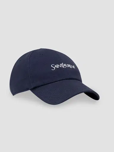 Saint Laurent Men's Cap in Cotton Gabardine | Thumbnail 4 Saint Laurent Men's Cap in Cotton Gabardine | Thumbnail 4